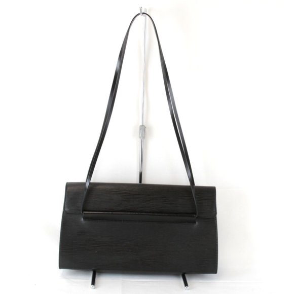 LOUIS VUITTON Louis Vuitton Dinard M52022 Shoulder Bag Epi Leather Black Women's - Picture 1 of 10